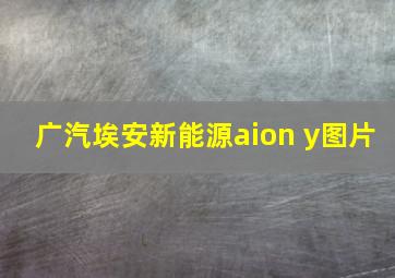 广汽埃安新能源aion y图片